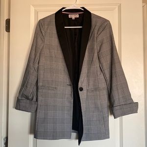 Nannette double breasted Checkered Blazer